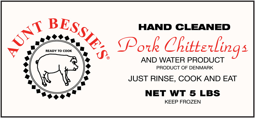 Aunt Bessie’s Chitterlings - Premium Hand Cleaned Pork Chitterlings